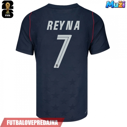 Lacne Muži Futbalové dres Spojené štáty Giovanni Reyna #7 MS 2026 Krátky Rukáv - Preč